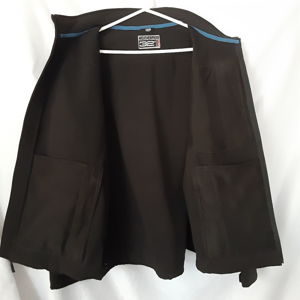 32 Degrees Weatherproof Softshell Zip Jacket Blac… - image 3